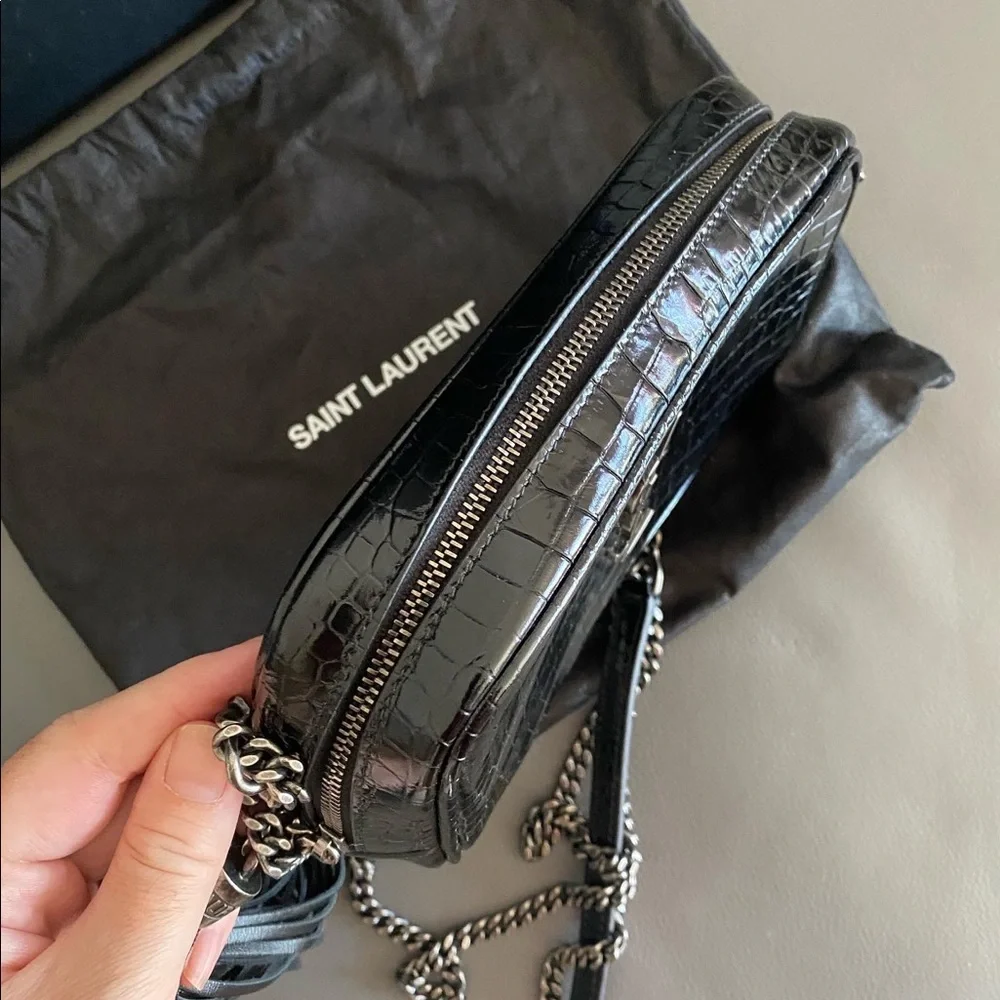 ❌SOLD❌Yves Saint Laurent Mini Lou Croc - Picture 8 of 8